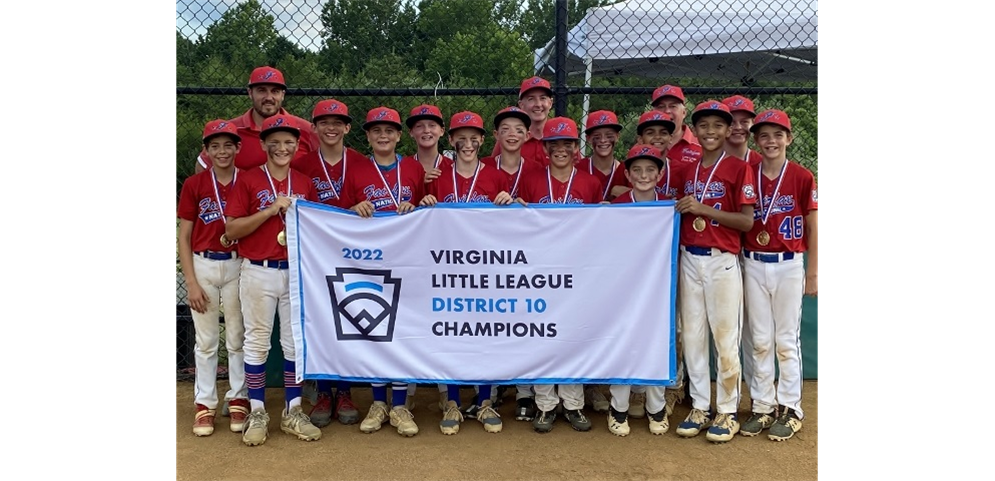 Congratulations Fairfax National Division for winning the 2022 Little League Majors Baseball District 10 Championship!