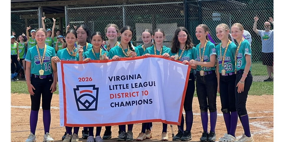 2026 Little League Softball District Champions, Fairfax