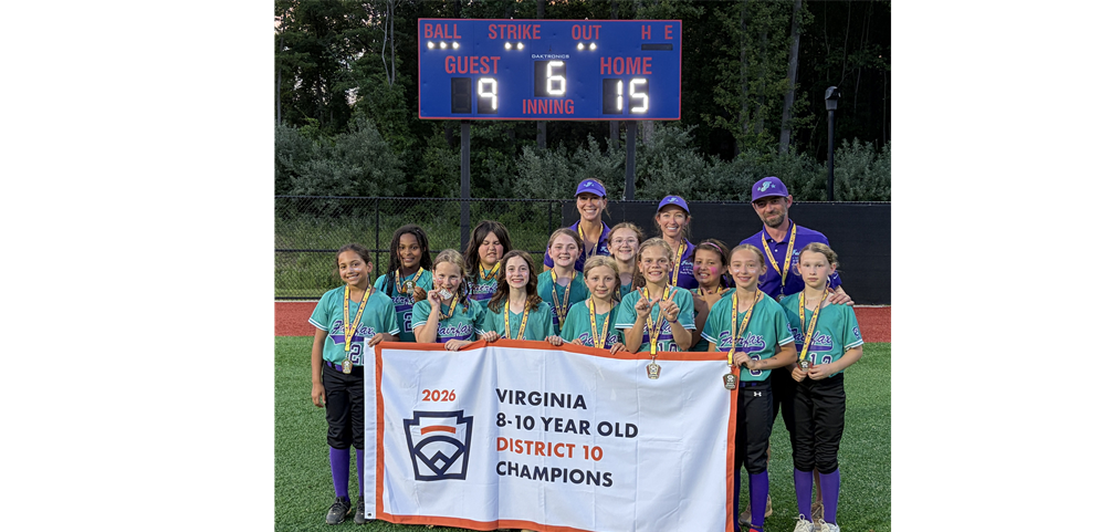 2026 8-9-10 Softball District 10 Champions, Fairfax